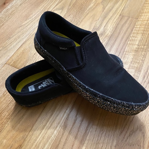 Vans Shoes - Glitter sole slip on vans